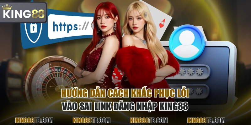 Hướng dẫn cách khắc phục lỗi vào sai link đăng nhập KING88 