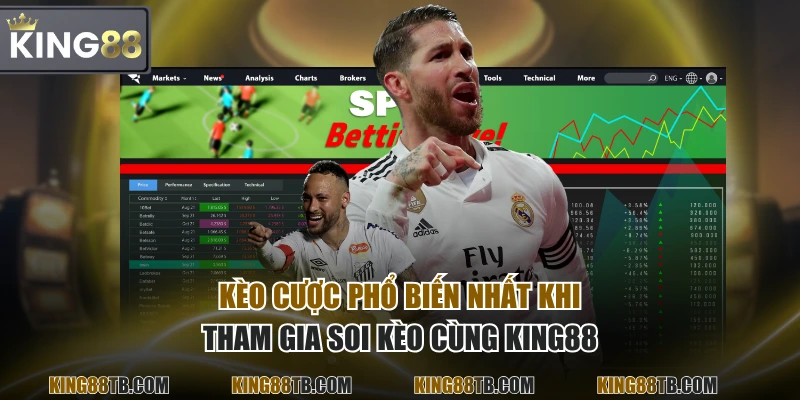 Kèo cược phổ biến nhất khi tham gia soi kèo cùng KING88