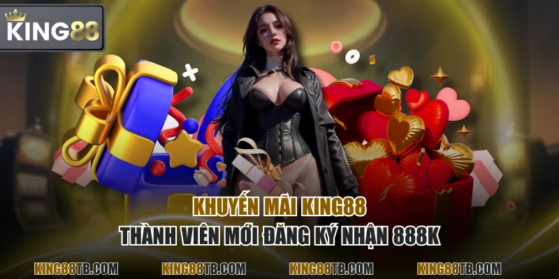 Khuyến mãi KING88 thành viên mới đăng ký nhận 888K